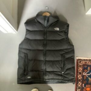 The North Face Black Puffer Jacket with Water-Resistant Shell